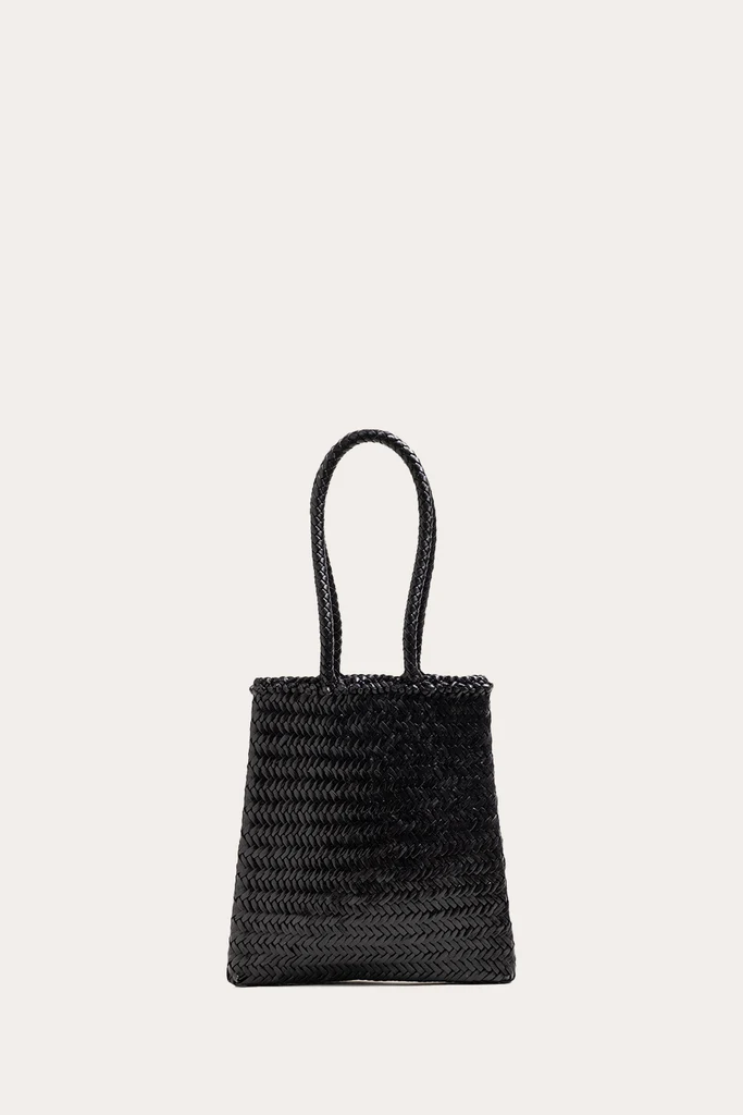 Liffner, Flat Leather Basket Bag