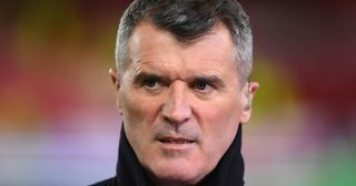 Former Manchester United player Roy Keane during the Carabao Cup match between Nottingham Forest and Manchester United at the City Ground, Nottingham on Wednesday 25th January 2023. 