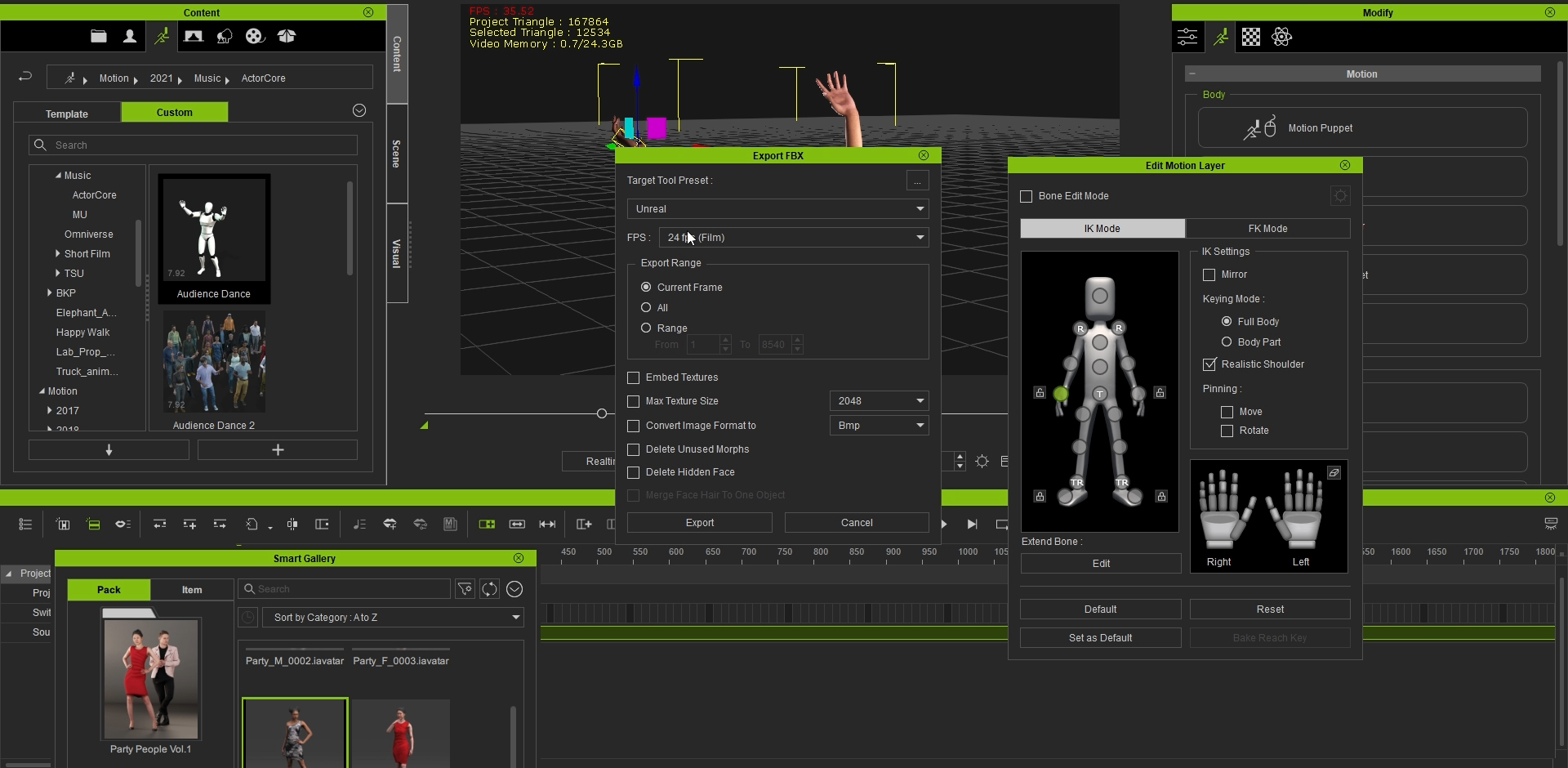 3d characters inside ActorCore catalogue