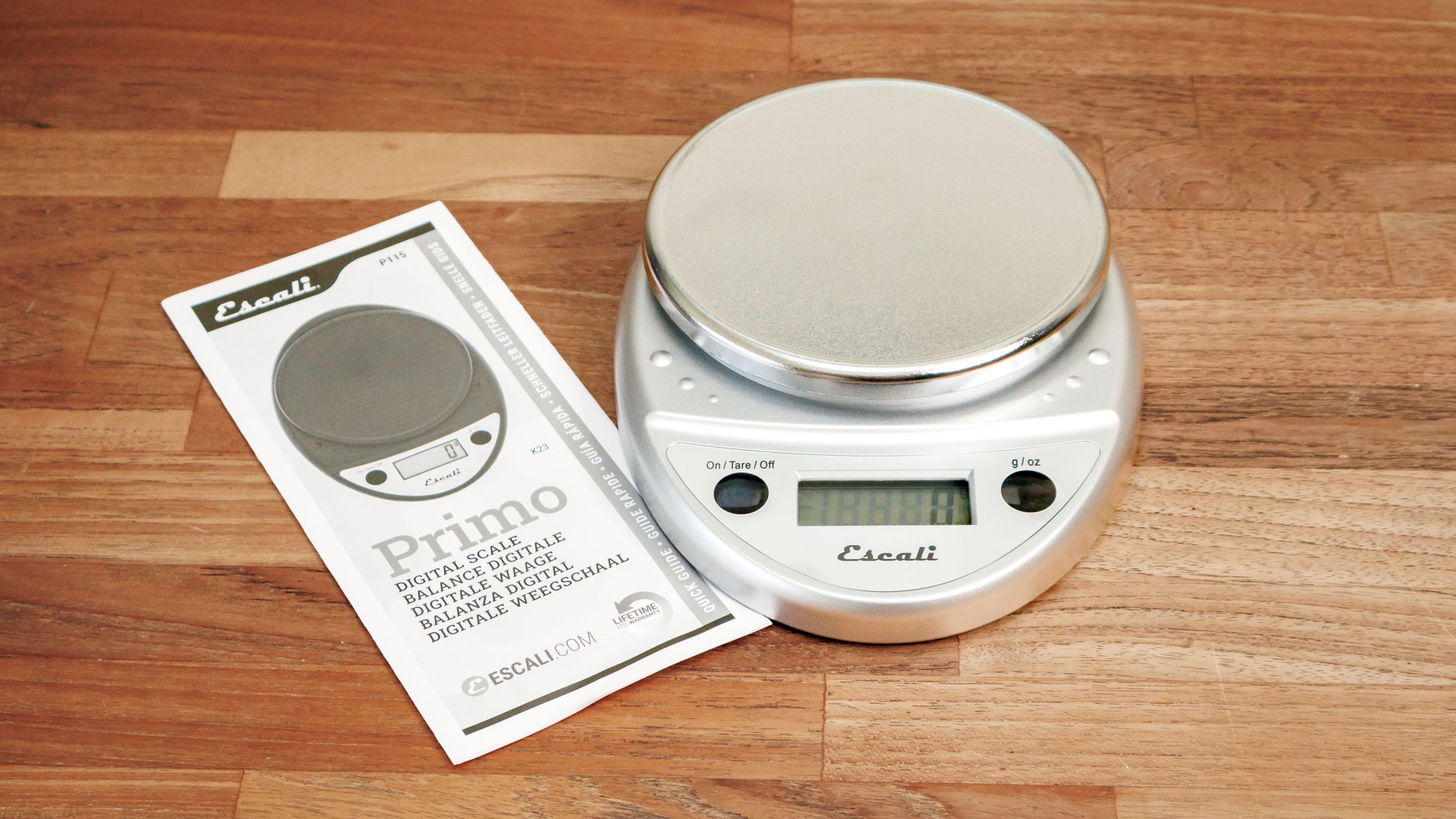 Escali Primo Digital Kitchen Scale