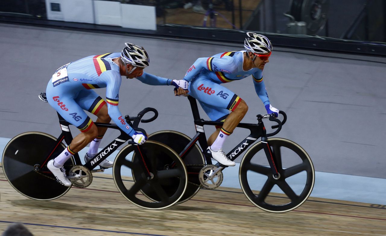 The Belgian men's Madison duo make a change