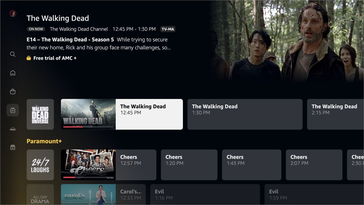 Prime Video menu update