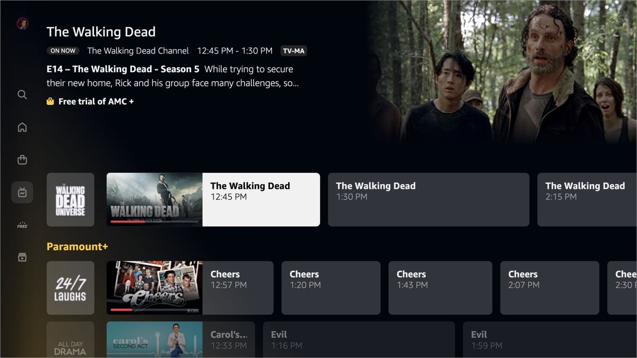 Prime Video menu update