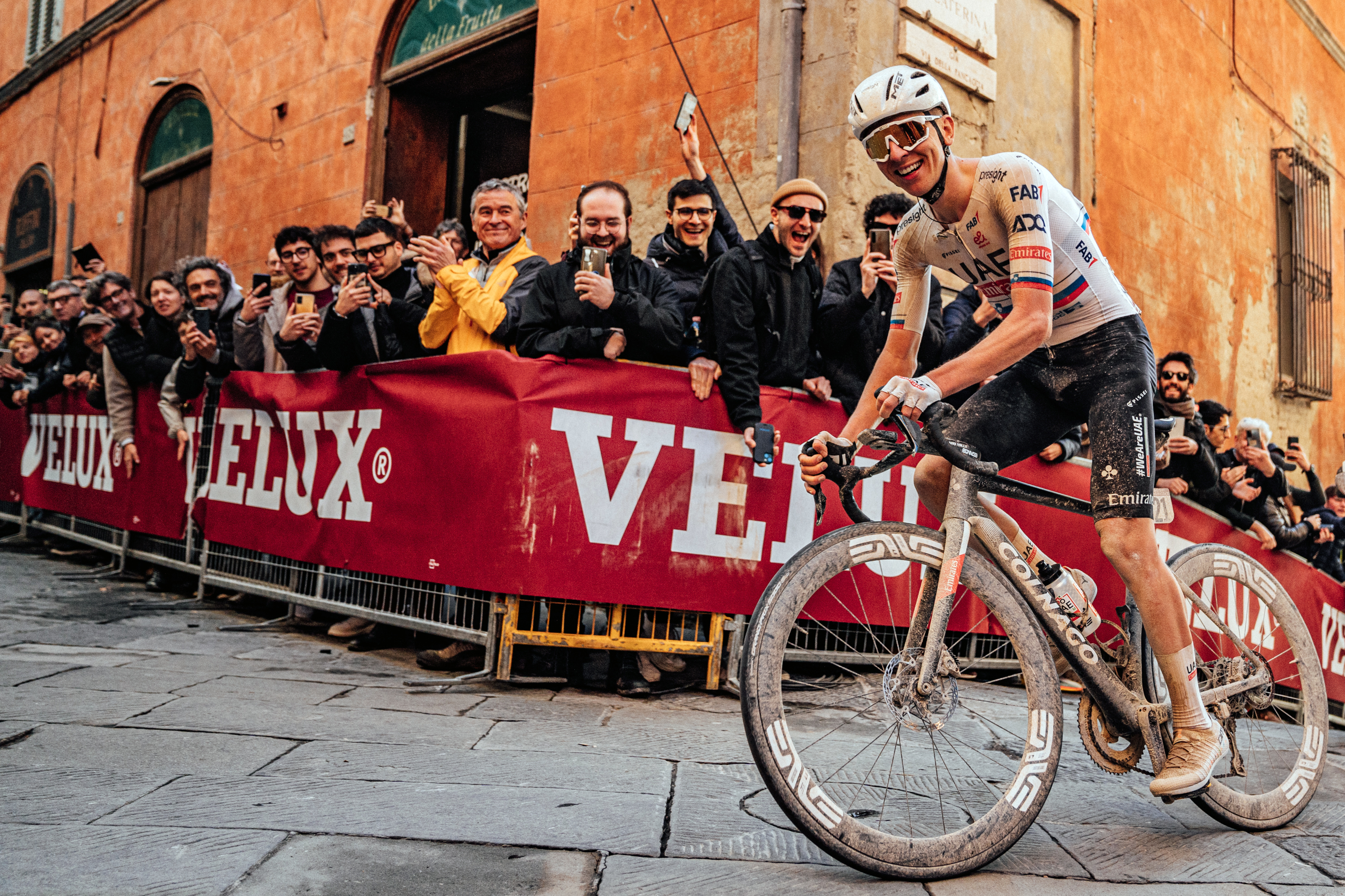 Tadej Pogačar wins Strade Bianche for the second time