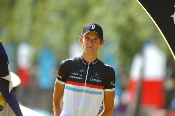 Frank Schleck (Leopard Trek) finished third in Paris.
