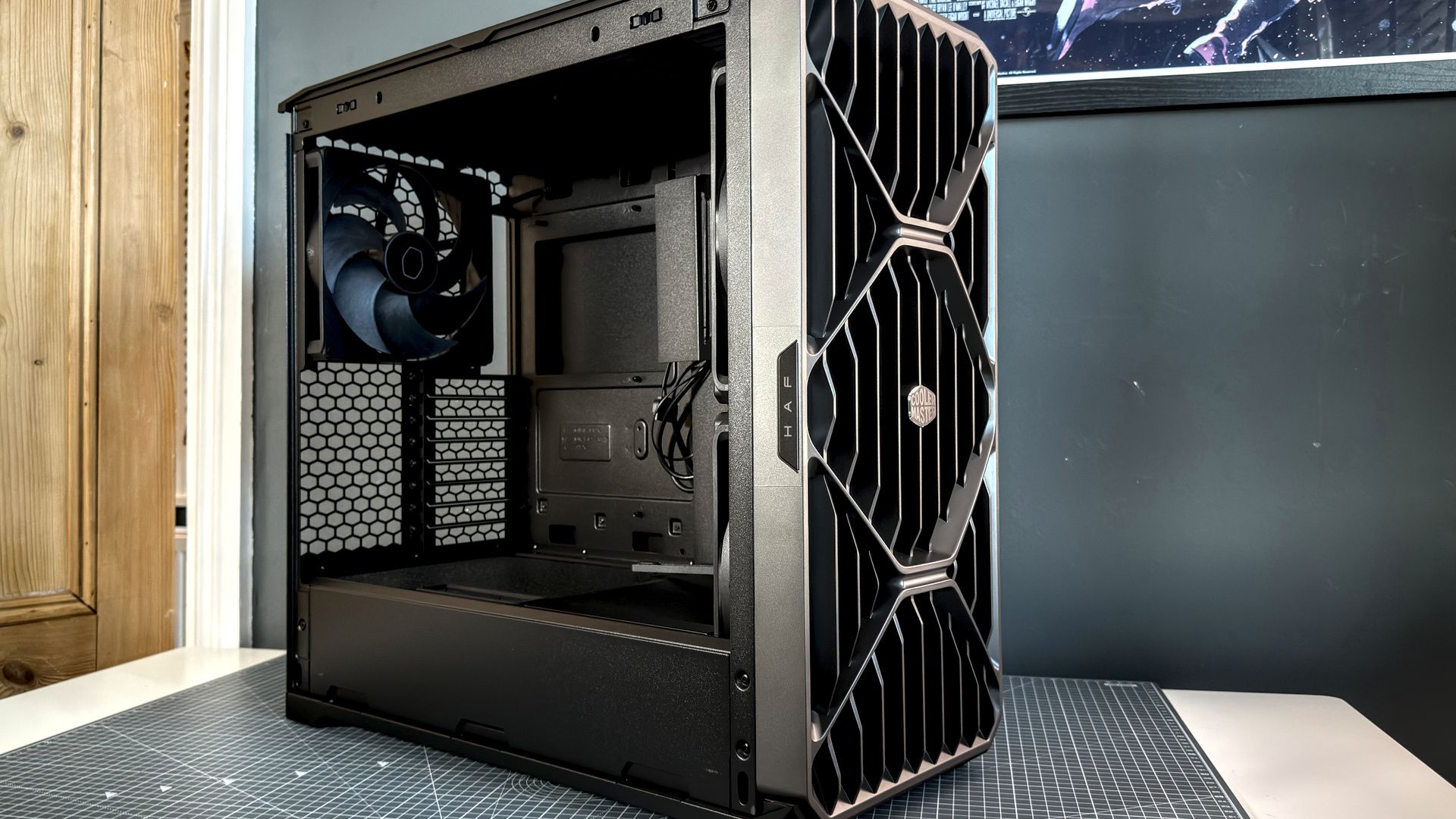 A Cooler Master HAF II 500 case as I build a PC into it.