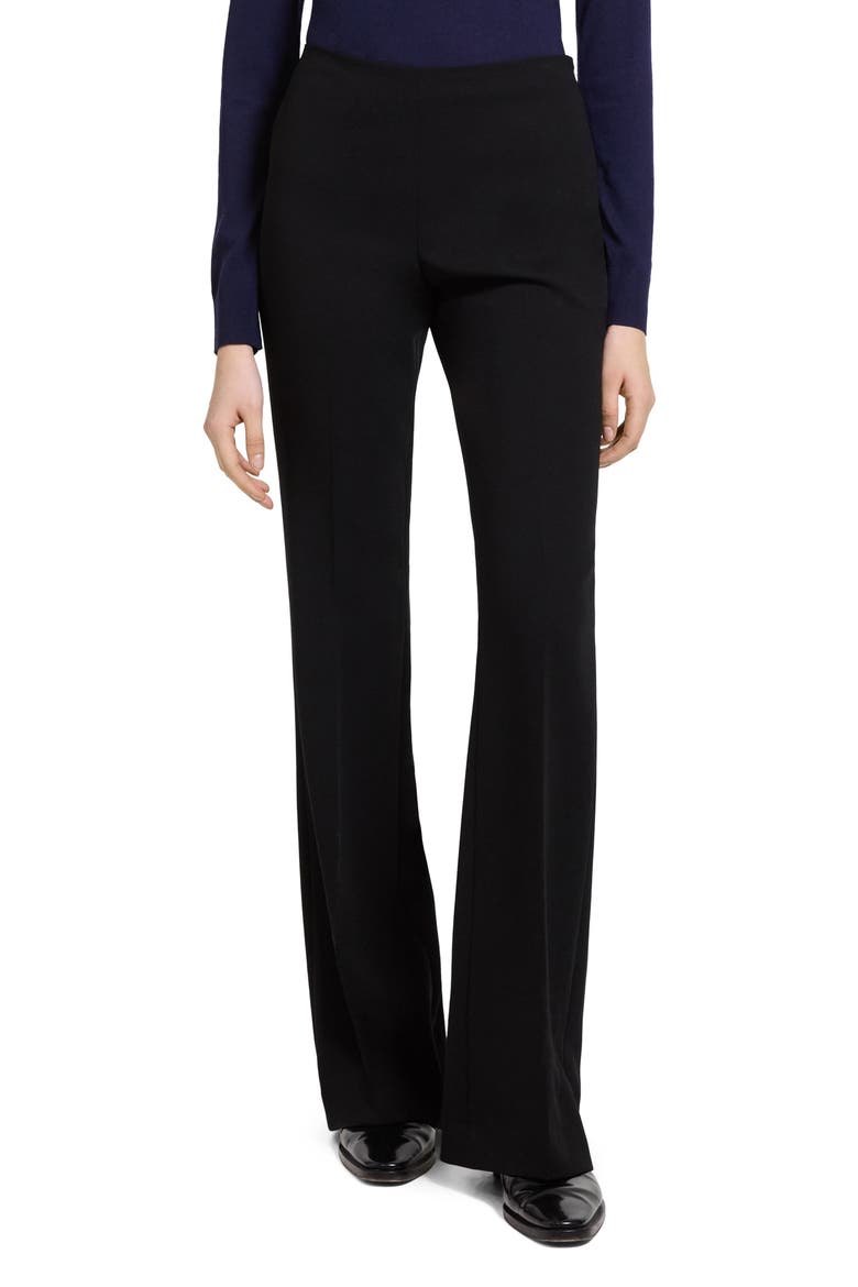 Demitria Essential Crepe Flare Leg Pants