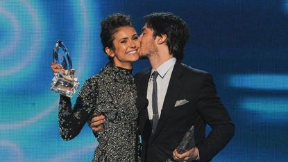 Nina Debrov and Ian Somerhalder