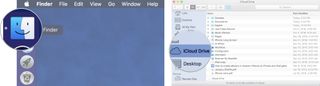 Launch Finder, then select iCloud Drive from Finder window