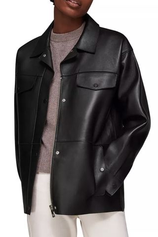 Clean Bonded Leather Jacket