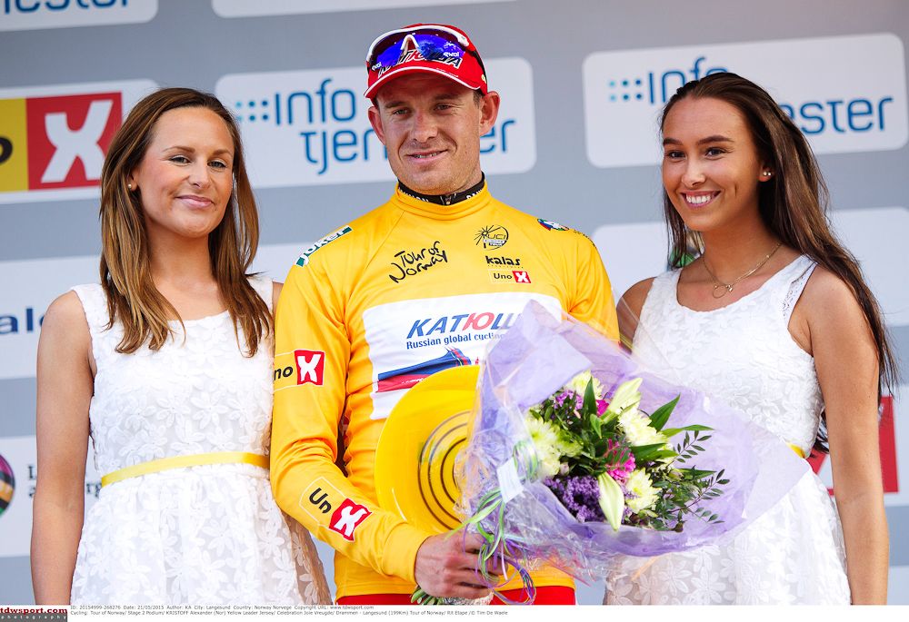 Alexander Kristoff will spend another day in yellow.