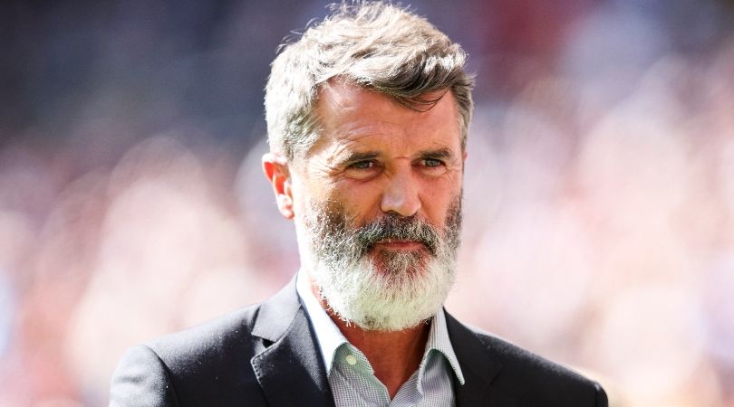 Roy Keane during the Community Shield at Wembley in August 2023.