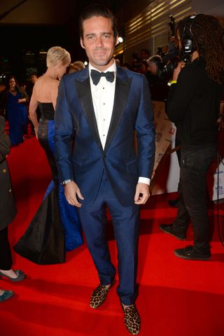 Spencer Matthews Goes Solo At The National Television Awards, 2014