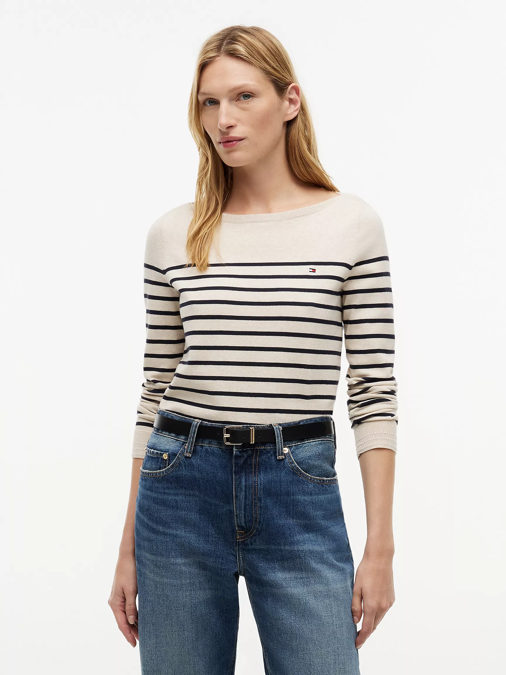 Tommy Hilfiger, Striped Boatneck Sweater
