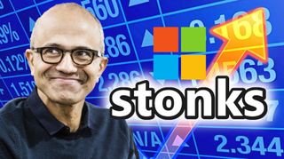 Satya Nadella Microsoft Stonks Meme UwU