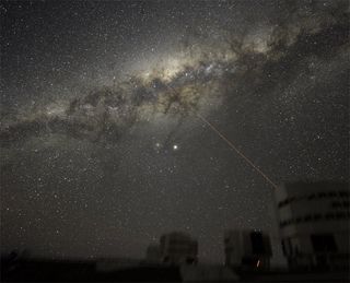 Galactic Center Seen from Paranal Observatory