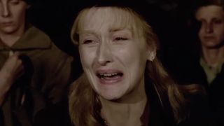 Meryl Streep cries at Auschwitz in Sophie's Choice