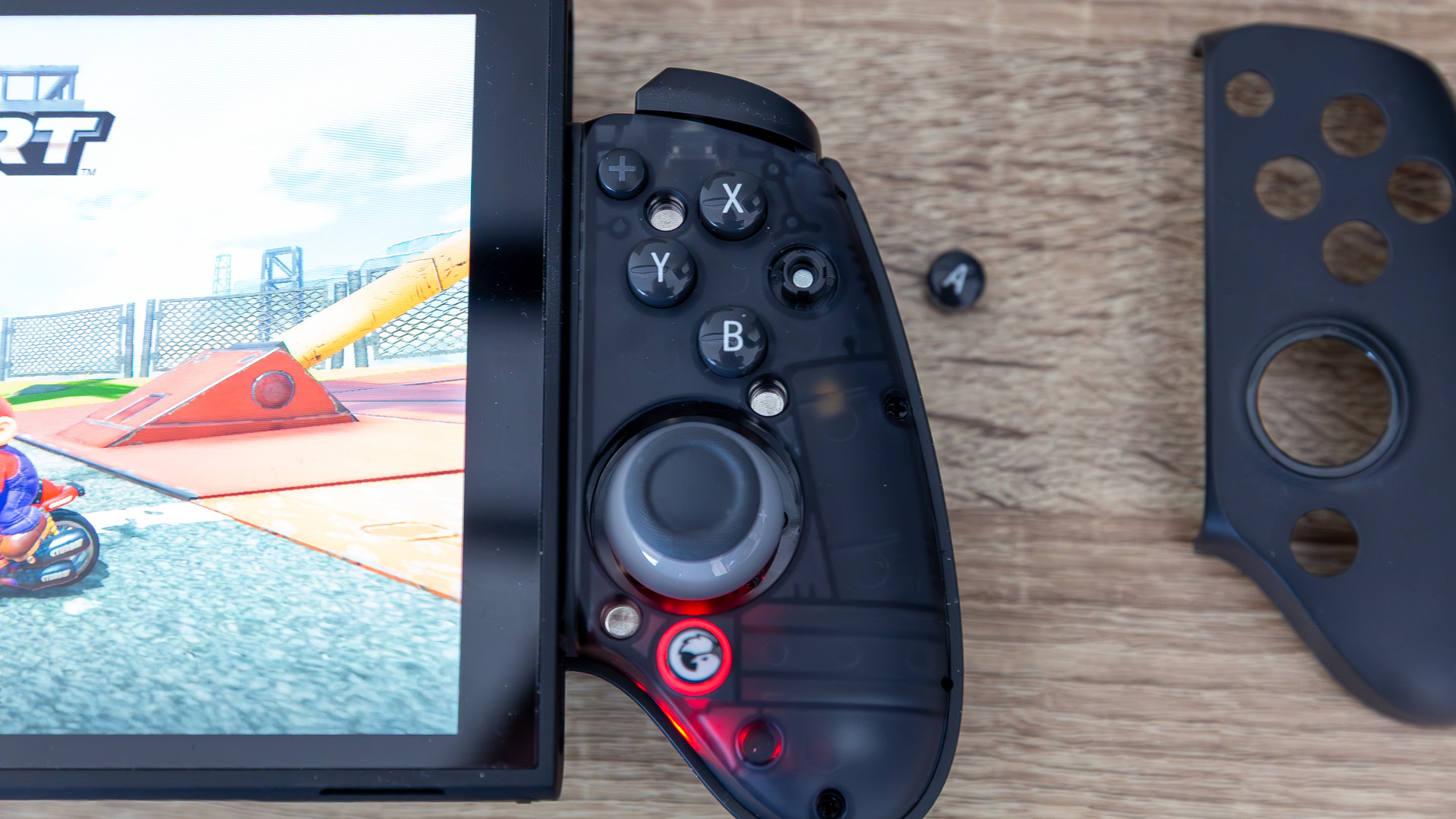 Nintendo Switch 2 hands-on images with GameSir G8 Plus controller