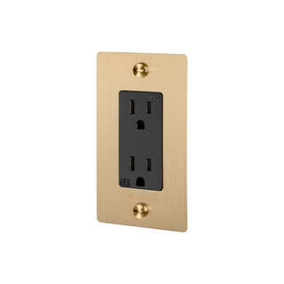 Brass outlet cover
