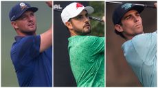 Images of Bryson DeChambeau, Abraham Ancer and Joaquin Niemann