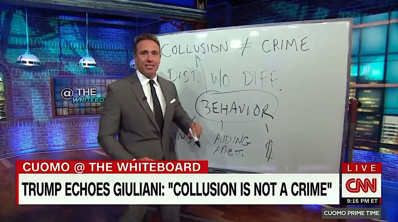 Chris Cuomo explains the crimes surrounding collusion