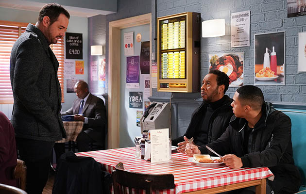 EastEnders Mick Carter and Mitch Baker