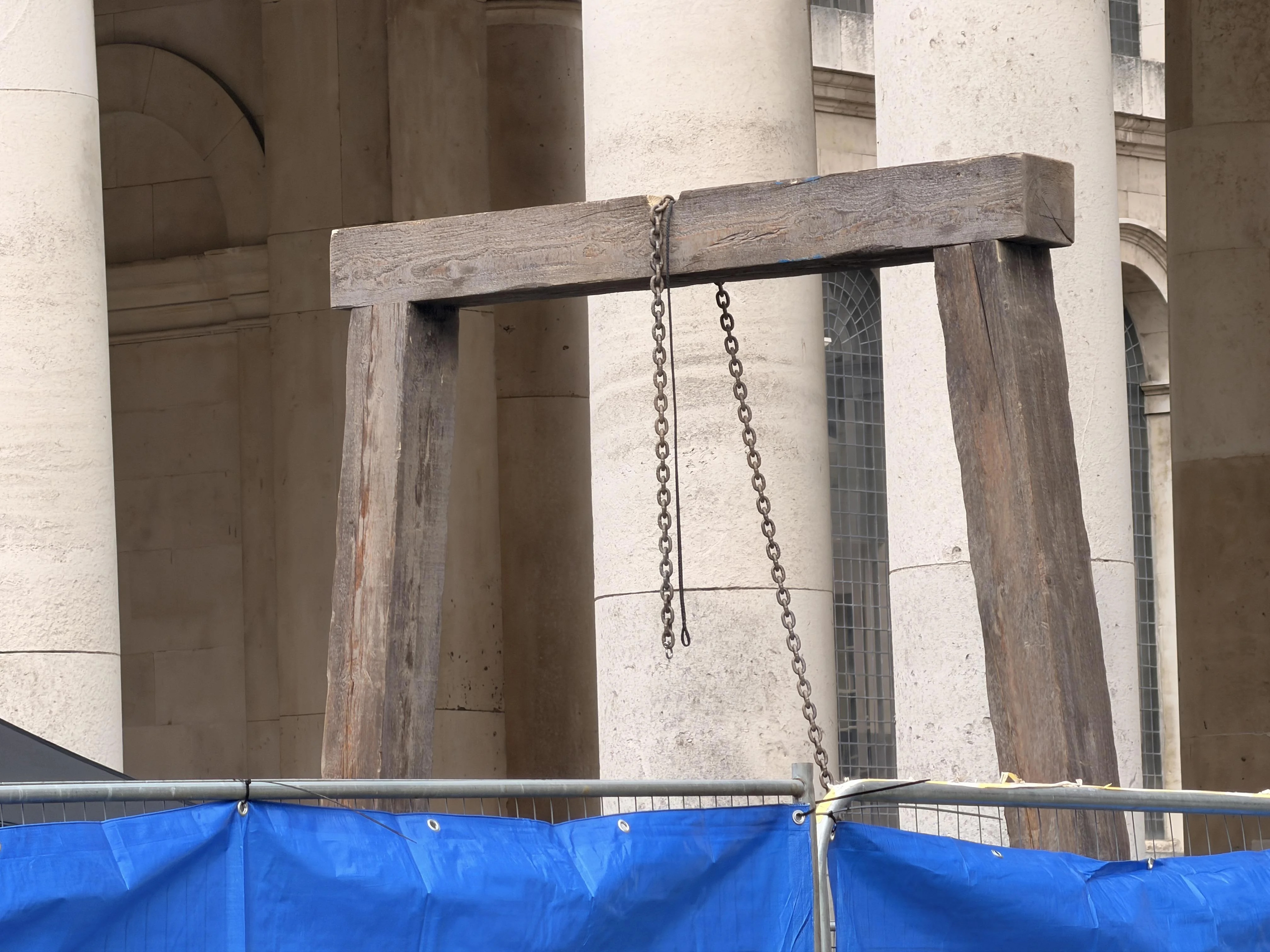 A photo from the set of the Elden Ring film