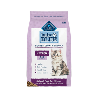 Blue Buffalo Baby BLUE Natural Kitten Dry Cat Food, one of the best dry cat foods