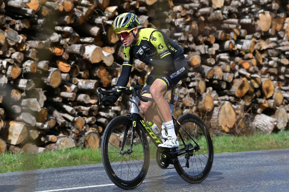 Jack Bauer (Mitchelton Scott) on stage 3 of Paris-Nice