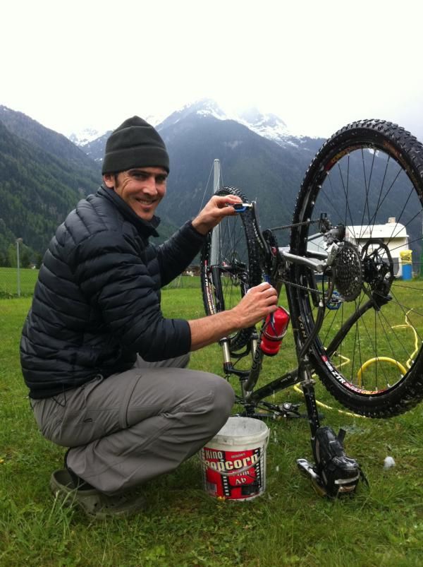 Not a bad place to ride or wash bikes.