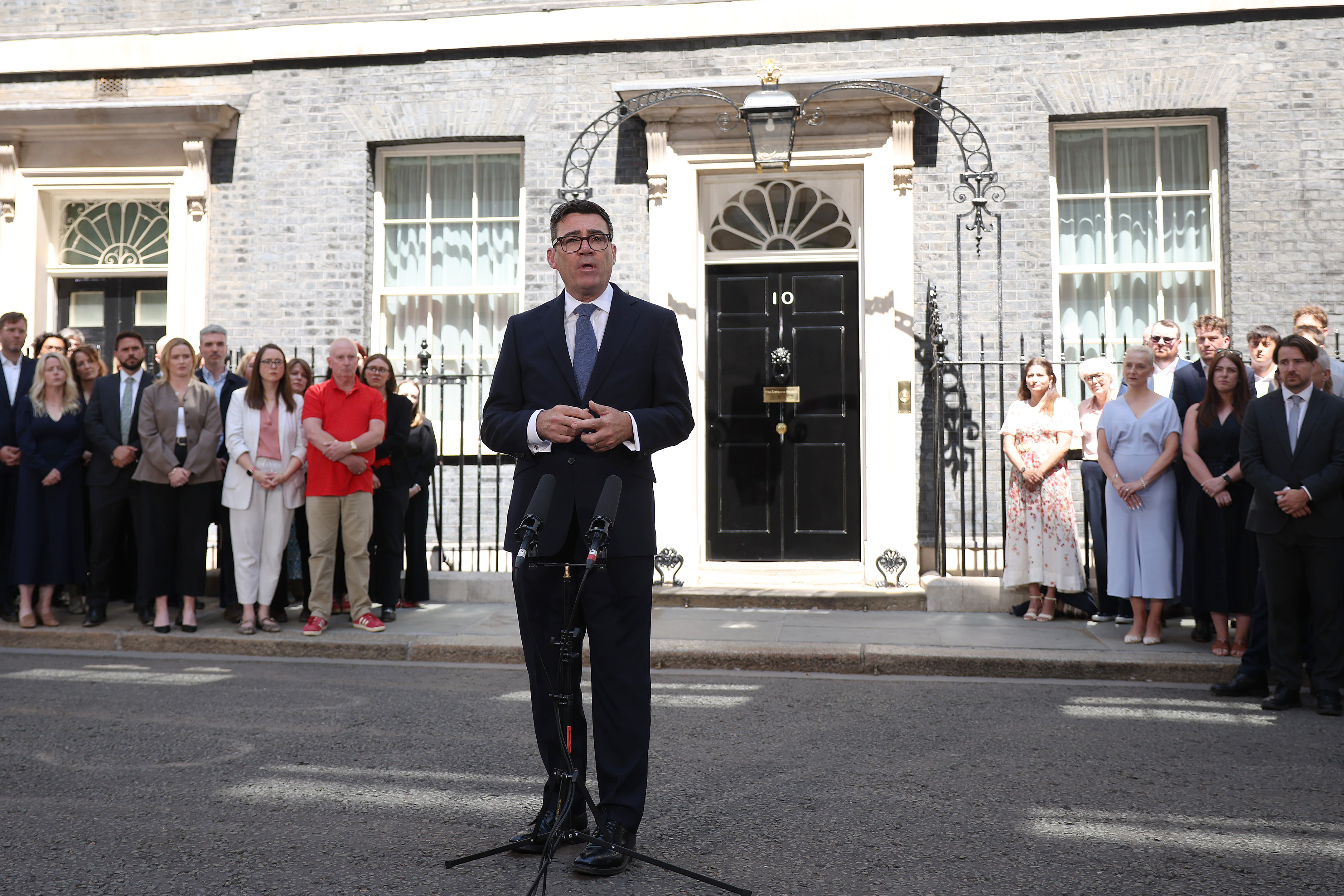 Andy Burnham delivers his inaugural speech as UK's new Prime Minister