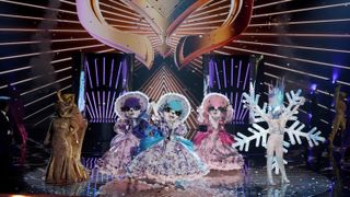 Lambs, Harp and Snowstorm compete in The Masked Singer semifinals