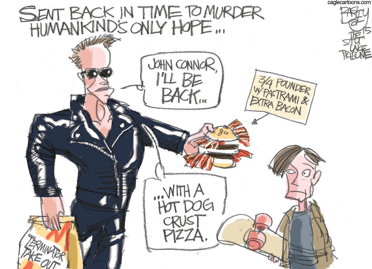 Editorial cartoon Health cancer Terminator&amp;amp;nbsp;