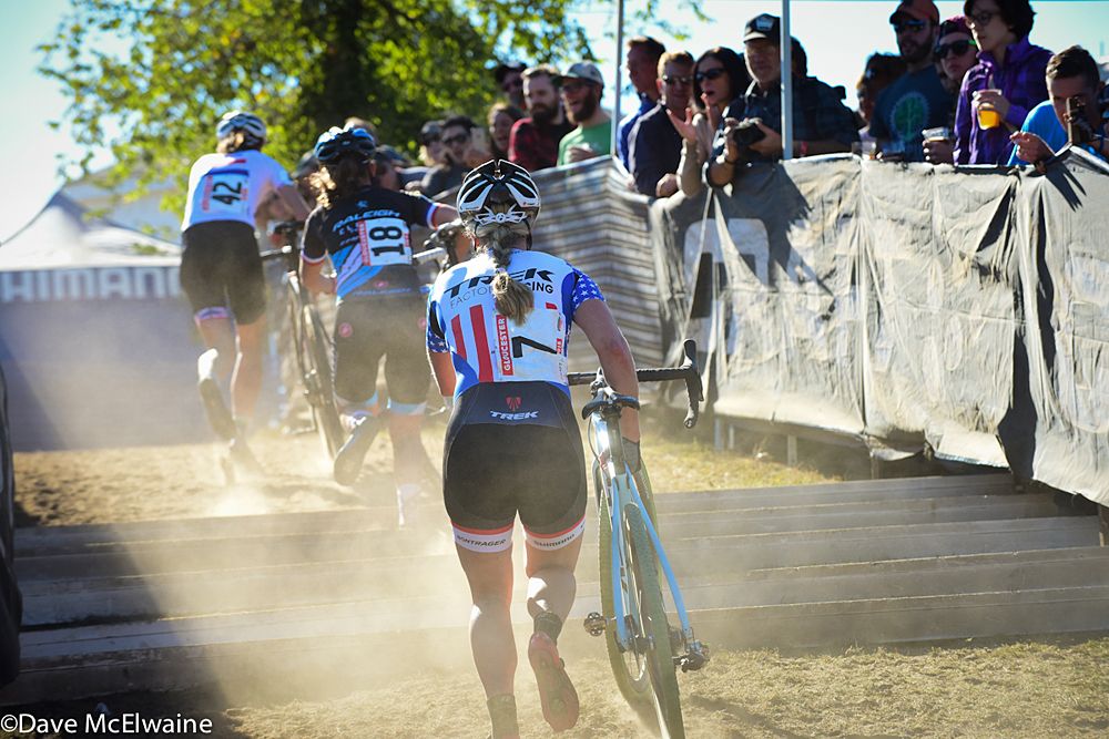 As usual, dust was a factor on the Gloucester course unless you happened to be leading