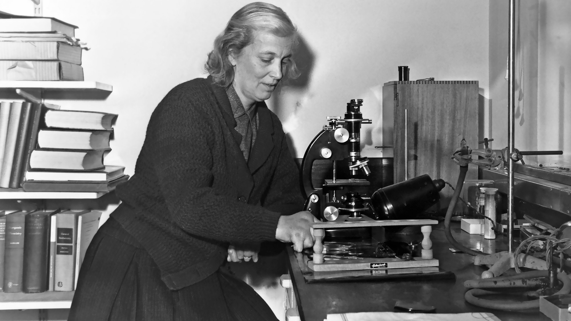 Dorothy Hodgkin, reknowned X-ray crystallographer and chemist