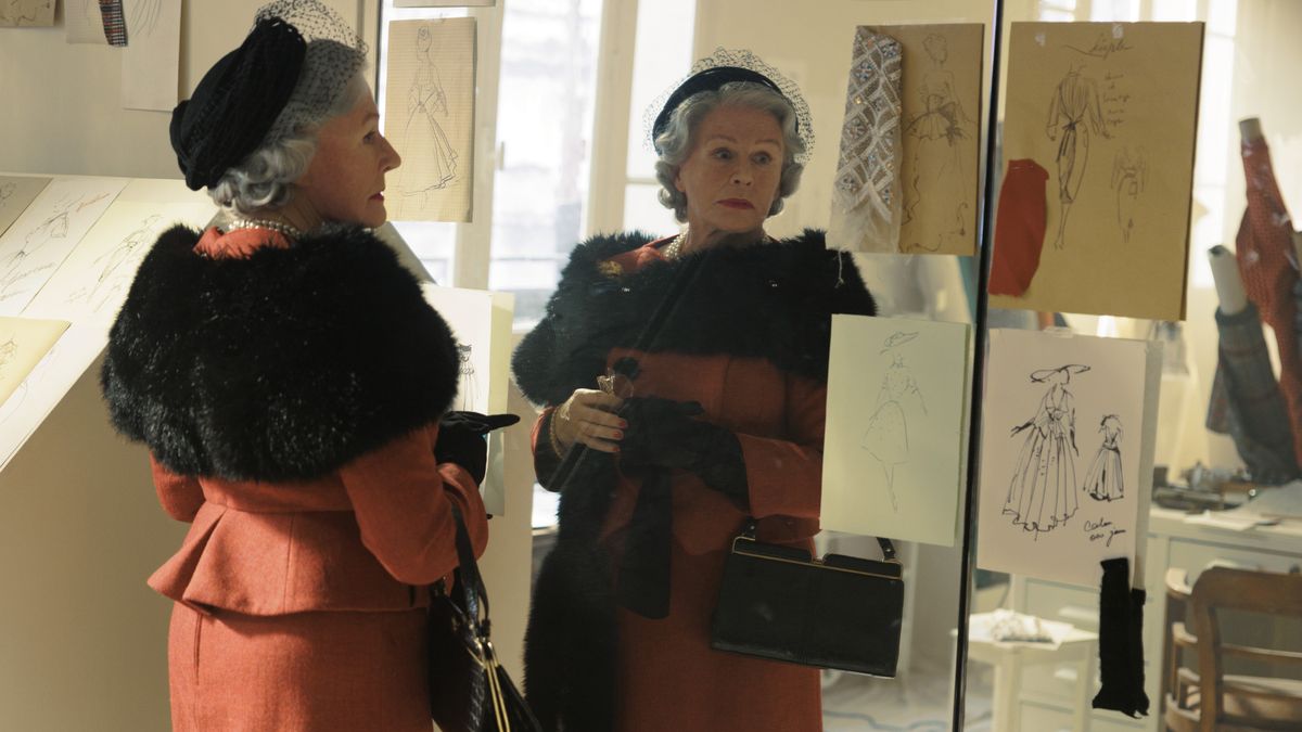 Glenn Close as Carmel Snow in The New Look episode 8