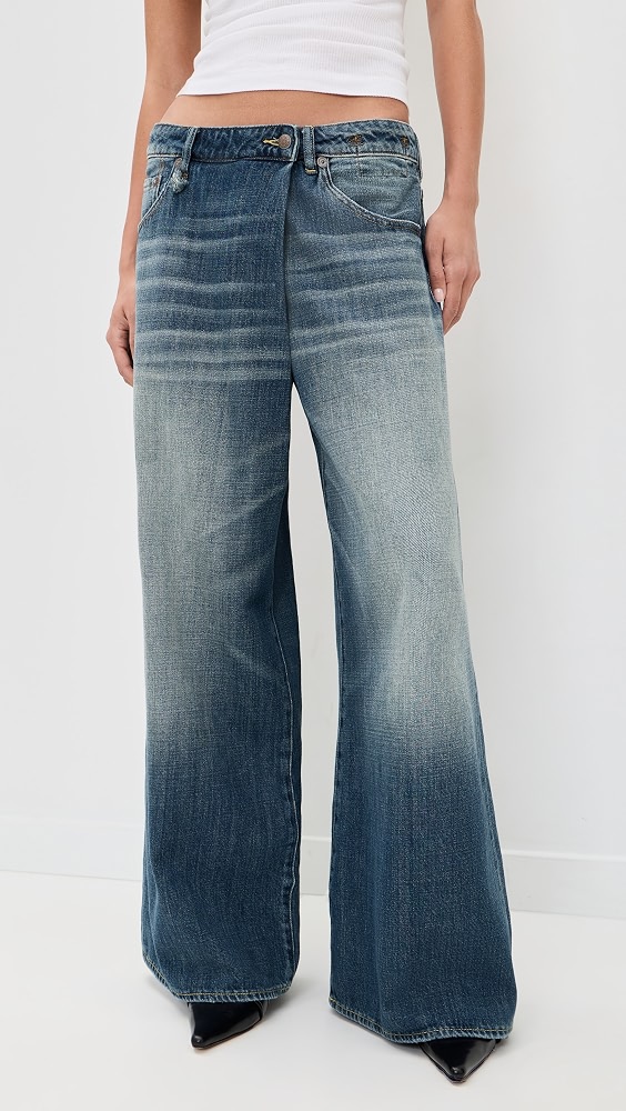 Nico Wrap Jeans - Raine Blue