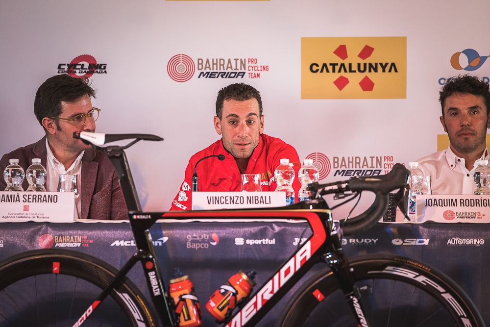 Vincenzo Nibali took centre stage in Catalunya for Bahrain-Merida