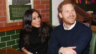 edinburgh, scotland february 13 prince harry and meghan markle during their visit social bite on february 13, 2018 in edinburgh, scotland photo by owen humphreys wpa poolgetty images