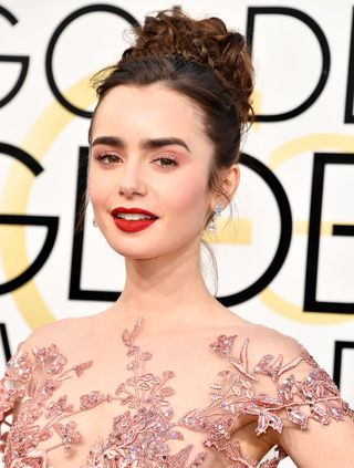 classic makeup lily collins