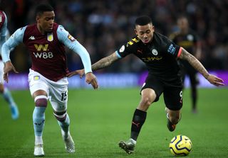 Gabriel Jesus was on target for Manchester City in a victory which took them second in the table