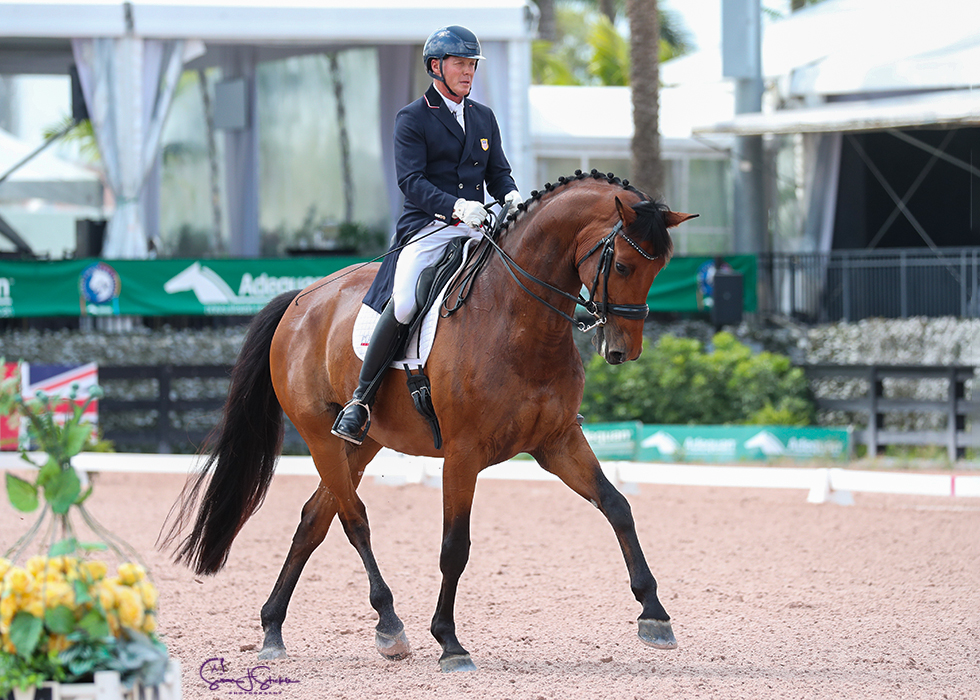 Jan Ebeling and Zitat win in prix st-georges series at the Global Dressage Festival