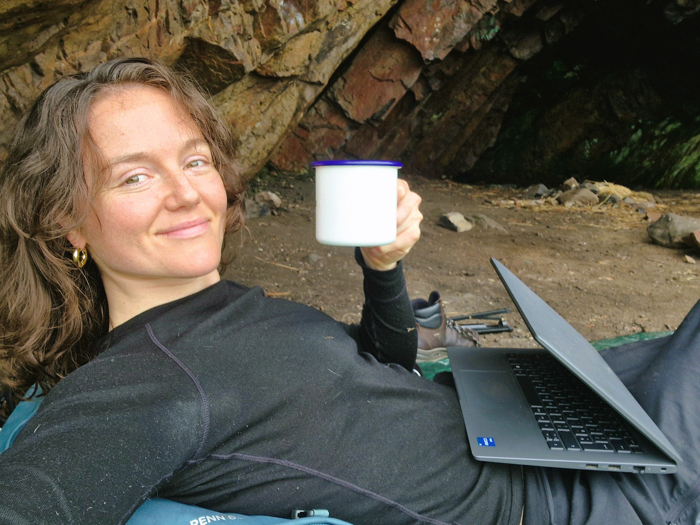 Katharine Hay &mdash;&nbsp;the rural affairs correspondent for The Scotsman newspaper &mdash; during her walk around Scotland