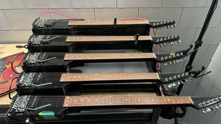 David Lynch's custom-built five-necked guitar