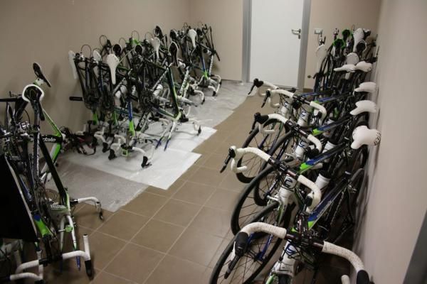 The road bikes had a day off
