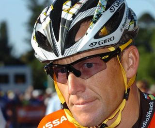 Armstrong visits Paris-Roubaix
