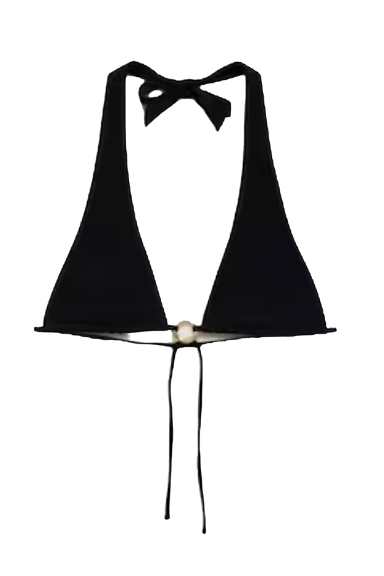 Mango, Bikini Top With Decorative Ring 
