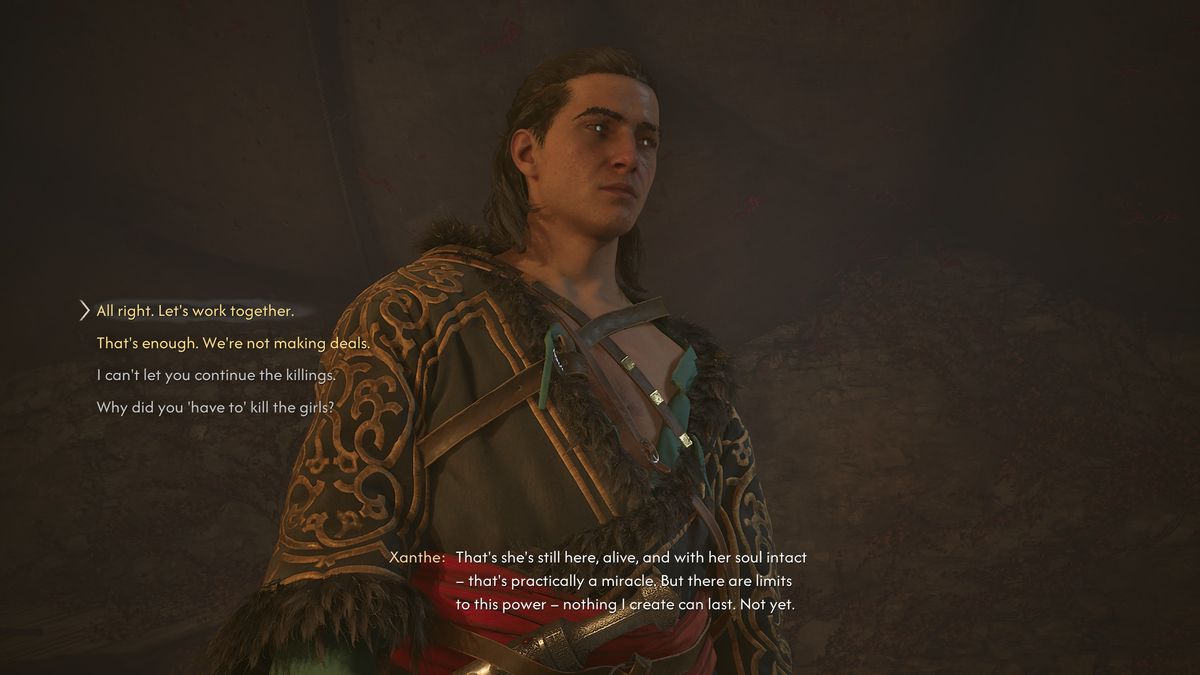 Blood of Dawnwalker - Spare Xanthe choice