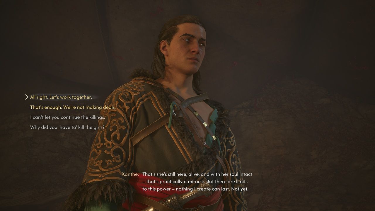 Blood of Dawnwalker - Spare Xanthe choice