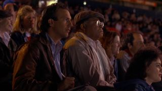 Kevin Costner and James Earl Jones in Field of Dreams